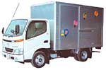 画像：補修・止水工事車